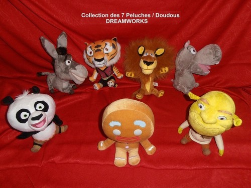 Lot peluche animaux dreamworks - peluche,