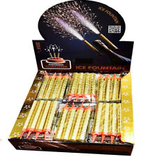 Lot de 96 Fontaines lumineuses durée 60 seconde pour gâteau et bouteille