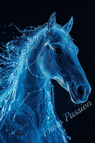 Photo cheval portrait - a4,