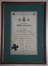 ALSACE  BREVET DIPLOME CROIX