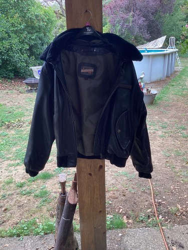 Blouson cuir homme aviator - blouson,