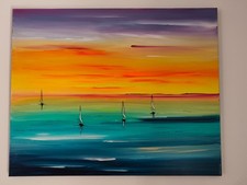 Tableau peinture toile œuvre