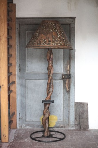 Lampadaire liane métal - lampadaire,