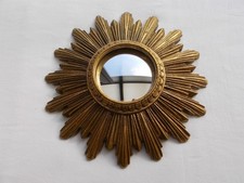 VINTAGE SUN MIRROR LIGHTLY BOMB WITCH EYE SUNBURST MIRROR