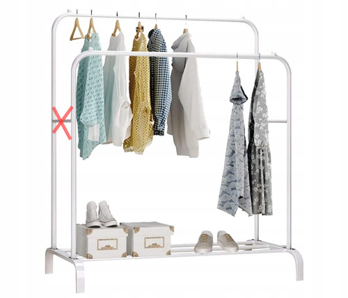 Porte vêtements sur pied - pied, en