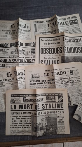 Repro ancienne une - une, de