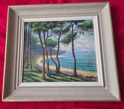 Huile sur toile - de, la