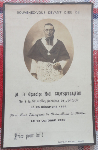 Image pieuse mortuaire - image,
