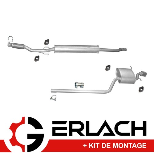 Echappement silencieux pour