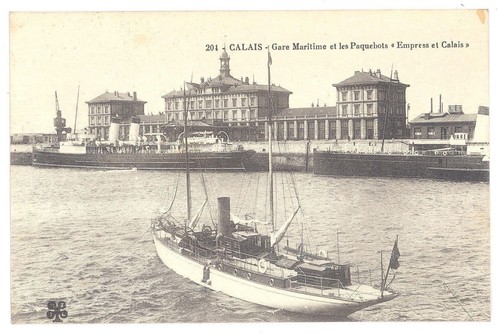 Cpa calais 204 gare - cpa,