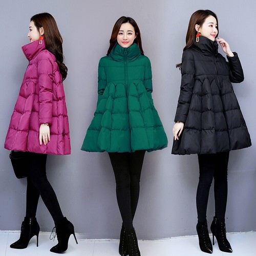 Manteau puffer évasé pour - Évasé,
