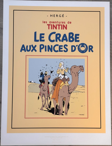 Herge serigraphie tintin le - ,