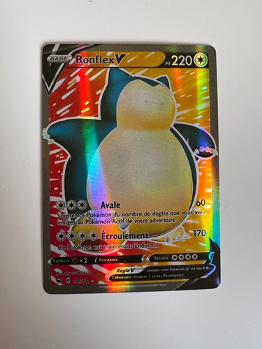 Carte pokémon ronflex - carte,