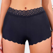 4 Packs Lot Sex Womens Boyshorts Panties Lace Underwear Boxer Shorts Lingeries