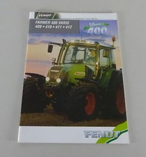 Brochure/brochure Fendt Farmer 400 Vario 409/410/411/412 status 10/2003