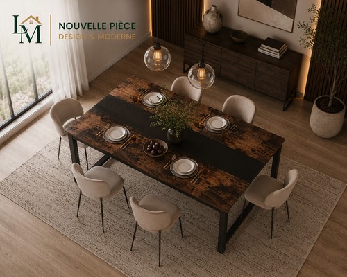 Table manger industrielle - à,