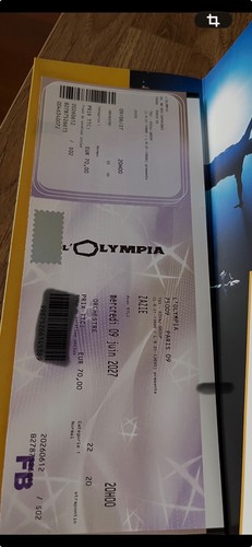 Billet concert olympia - concert,