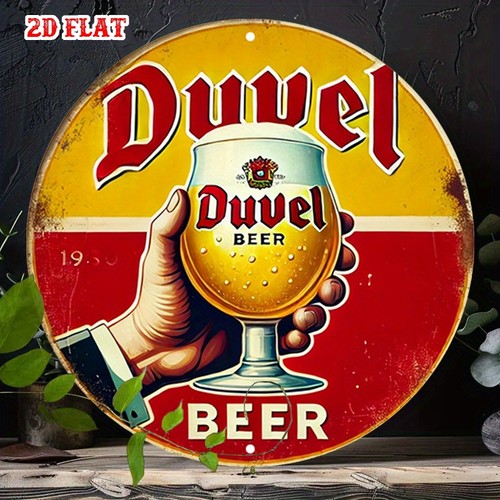 Retro duvel beer metal - retro,