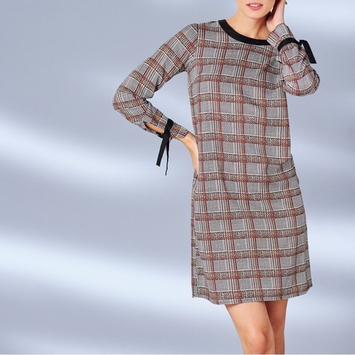 Robe imprimée manches - , longues