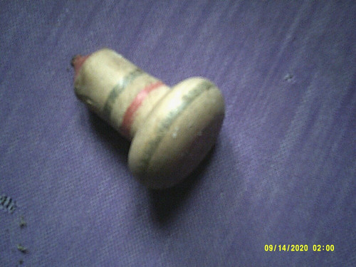 Ancienne toupie bois - ancienne, en
