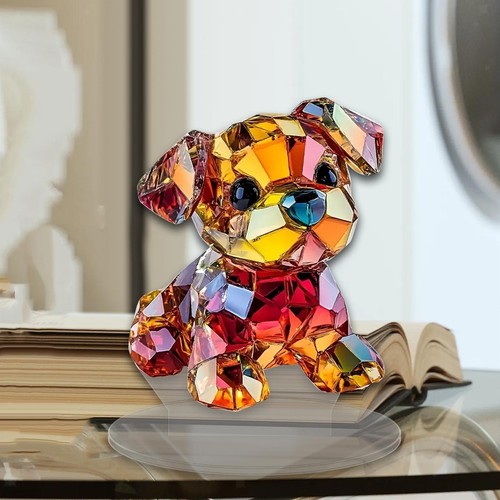 Décoration chien colorée - de,