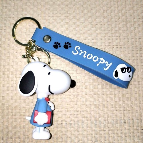 Porte clés snoopy bleu zg0077 - porte-clés,