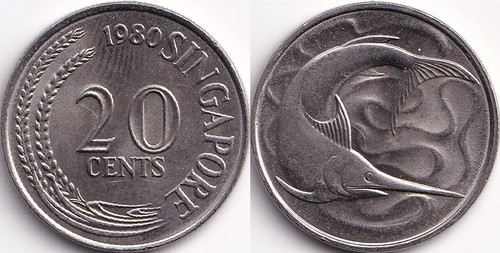 Cents 1980 singapour - cents,
