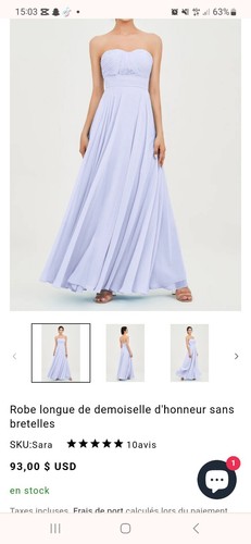 Robe demoiselle honneur - robe,