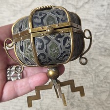 Coffret Bijoux Napoléon III Boite Laiton Second Empire XIXè French Victorian