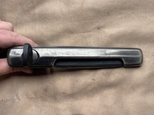 MK2 Ford Escort Drivers Offside Door Handle & Lock With Key BLACK Needs Painting