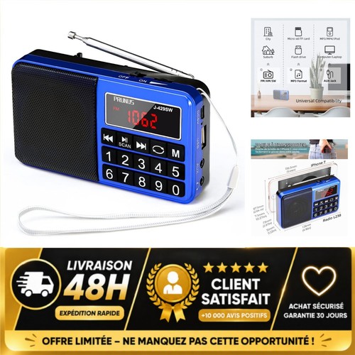 Prunus 429 radio portable - j-429,