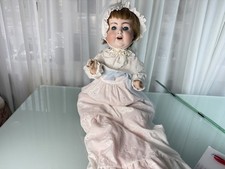 Poupée d'artiste ancienne tête porcelaine poupée 56 cm. État voir photo