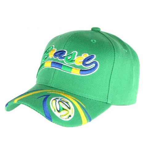 Casquette bresil foot verte - bresil,