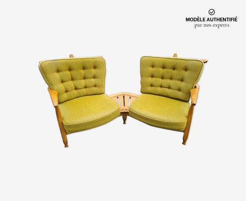 Banquette éventail vintage - banquette,