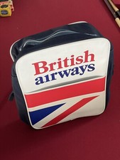BRITISH AIRWAYS Shoulder Bag Suitcase Suitcase Airline Vintage 