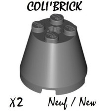 Lego 6233 - 2x Brique Cône /