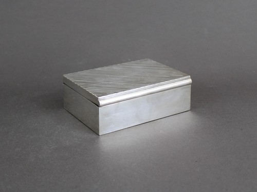 French silverplate cigarette - french,