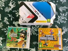 Nintendo 3ds Xl Bleu + 2 Jeux