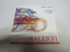 catalogue advertising sheet cycle raleigh france 1988 89 old bicycle