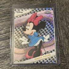 2025 Topps Disney Chrome #28 Minnie Mouse Mickey Mouse Refractor /101