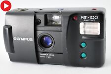OLYMPUS AM-100 QD ⏯️ [ NEAR MINT ] 35mm Film Camera Point & Shoot From JAPAN