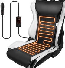 Coussin De Siège Chauffant Pour Voiture 12V Housse De Siège Chauffante Coussin