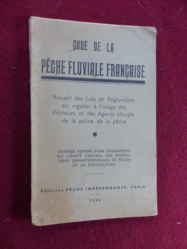 Livre code la pêche - livre, de
