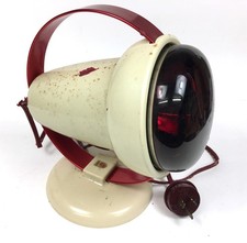 Vintage Philips Infraphil 50s heat lamp Charlotte Perriand orig box & literature