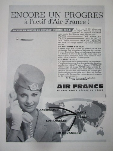 1963 pub air france airline - 6/1963,