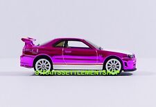 HOT WHEELS 2023 RLC NISSAN SKYLINE GTR R34 SPECTRAFLAME PINK LOOSE MINT