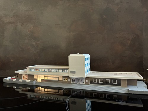 Gare voyageurs kibri - voyageurs, Échelle