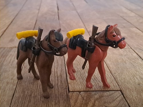 Playmobil cheveaux cowboy - playmobil,