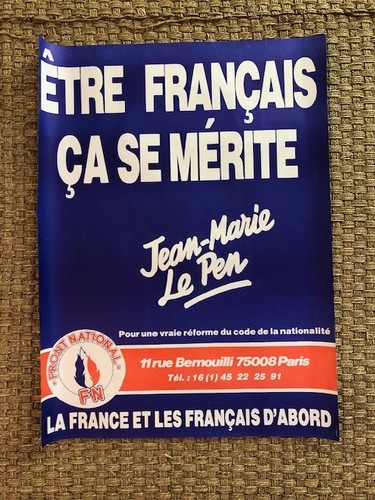 Affiche politique front - politique,