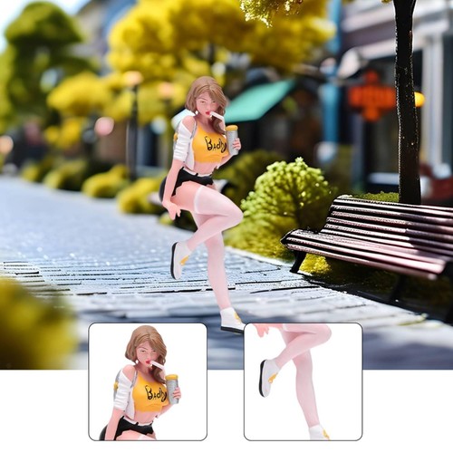 Figurine serveuse thé - de, au